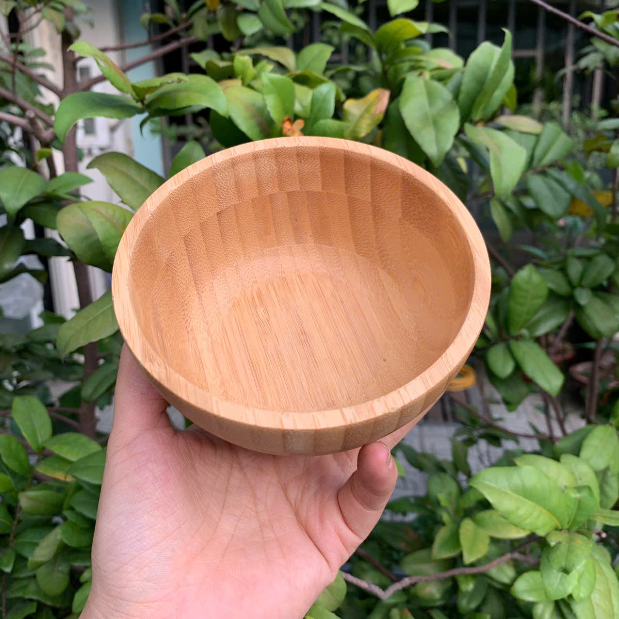 Bát tre ăn cơm- Chén bằng tre đẹp tiện lợi