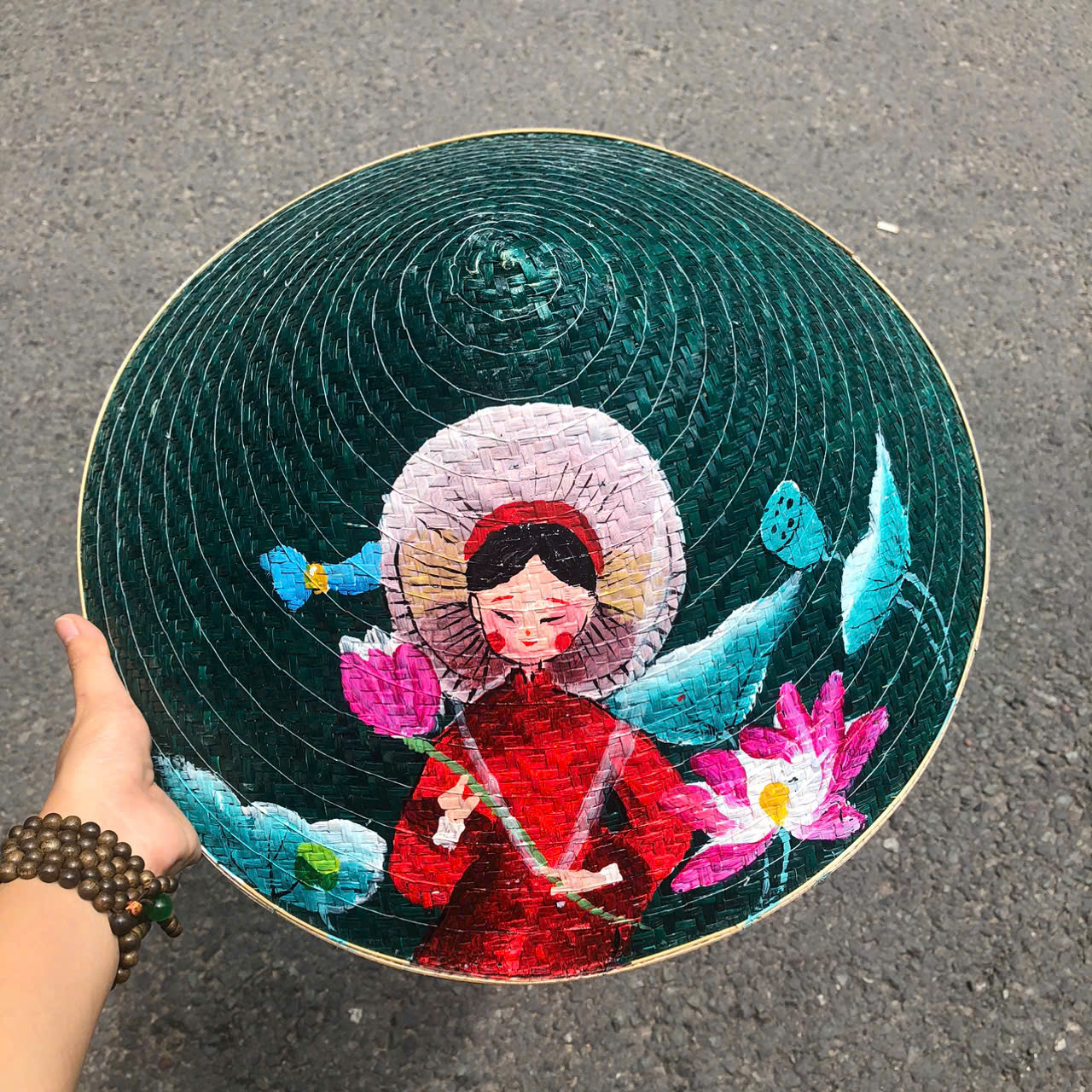 Nón lá cỏ bàng vẽ nhiều mẫu - Nón cỏ chắc chắn (mẫu đẹp)