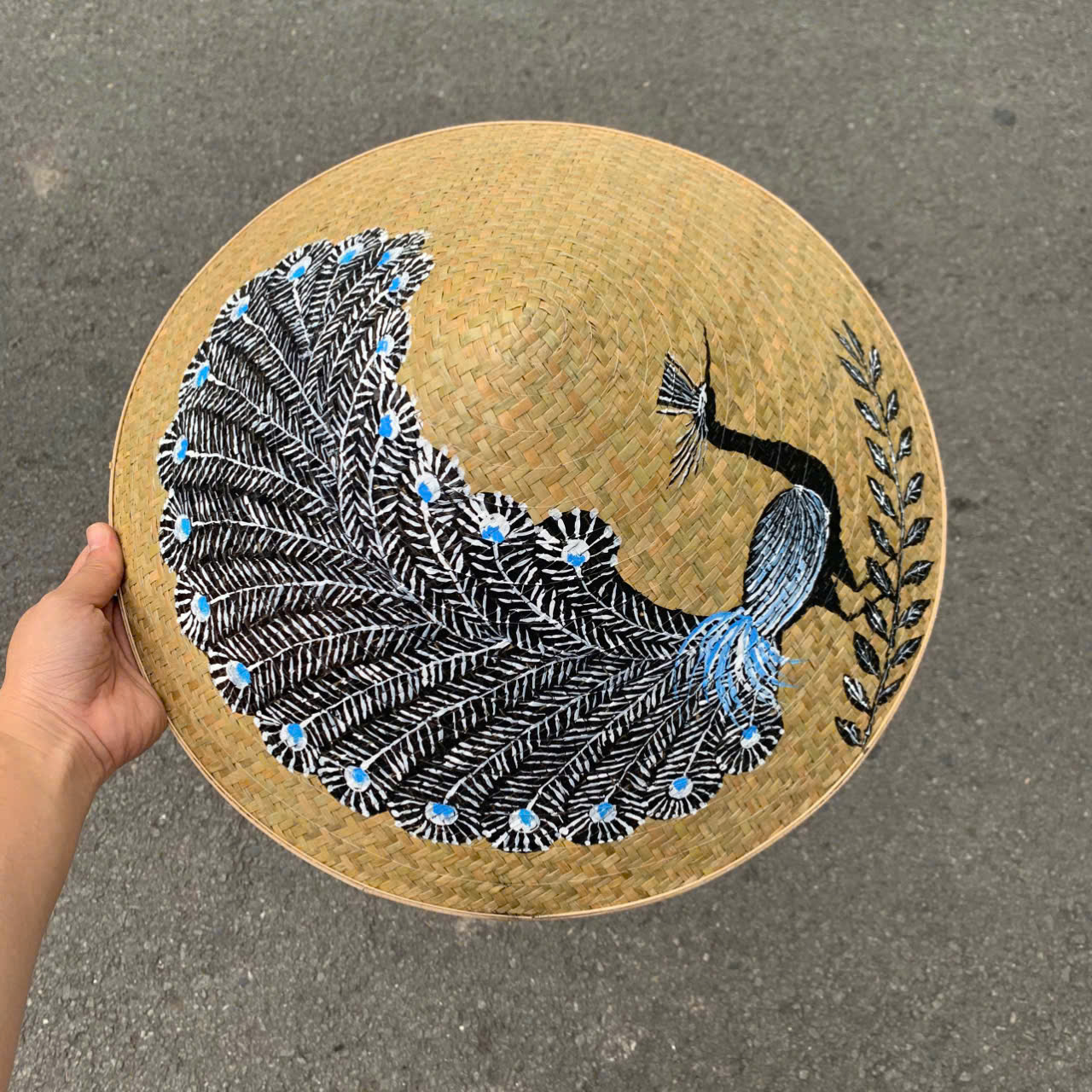 Nón lá cỏ bàng vẽ nhiều mẫu - Nón cỏ chắc chắn (mẫu đẹp)