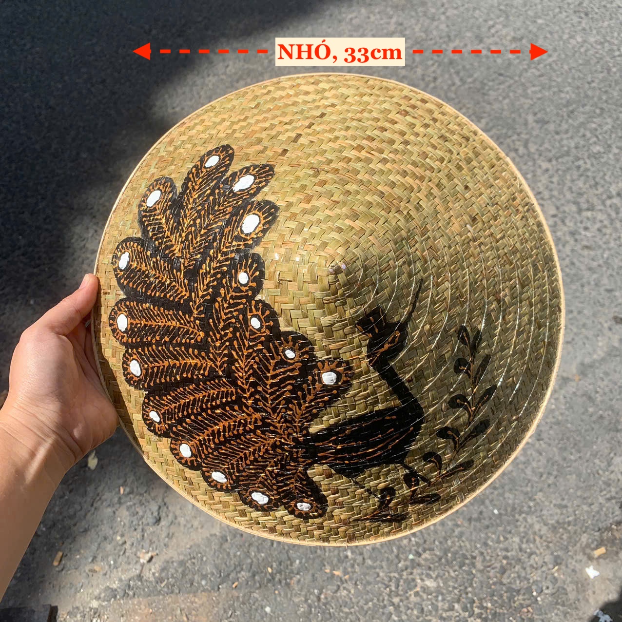 Nón lá cỏ bàng vẽ nhiều mẫu - Nón cỏ chắc chắn (mẫu đẹp)