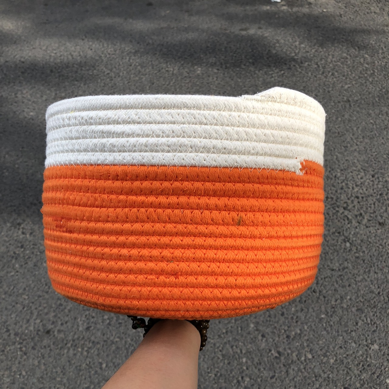 Sọt Cotton đựng đồ chơi - Giỏ đựng quần áo dễ thương xinh xắn bằng cotton