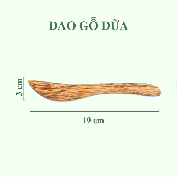 Dao gỗ dừa - Coconut Wooden Knife