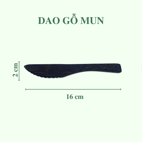 Dao gỗ mun - Ebony Wooden Knife
