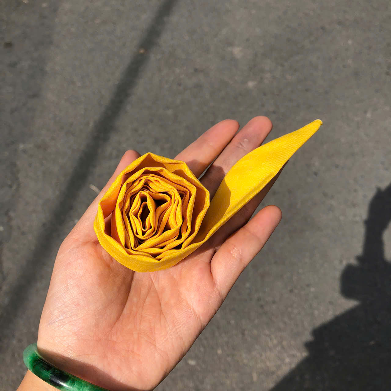 Dây quai nón lá vải lót lụa dài 1m2 x 3cm - Khăn lụa dáng dài thắt nơ cổ, túi xách thanh lịch