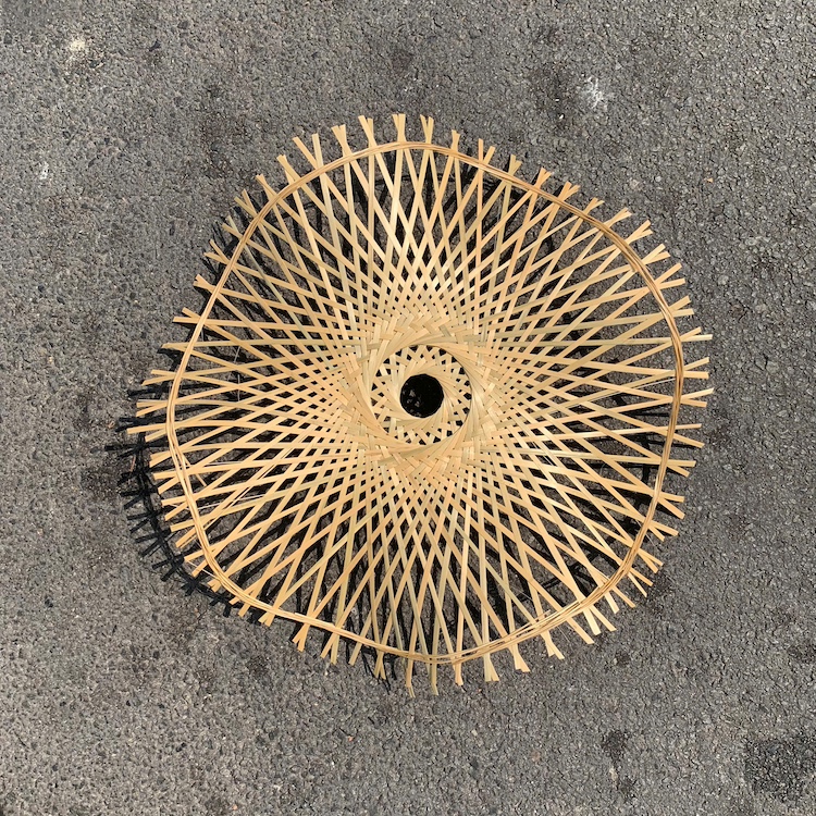 Chụp Đèn Tre Lá Sen Đơn Trang Trí Nhà hàng, Khách Sạn, Quán Cafe, Homestay