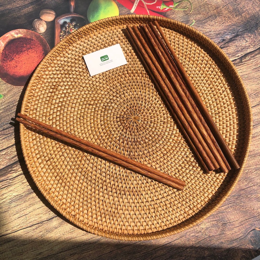 Đũa cái - Đũa chiên xào gỗ dừa L38.5cm - Coconut Wooden Chopsticks
