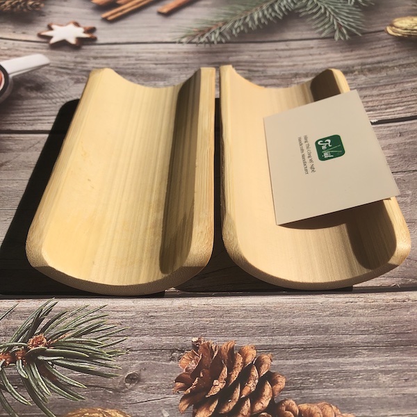 Khay tre đựng khăn ướt cho nhà hàng/ khách sạn - Khay đựng namecard