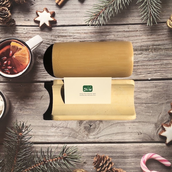 Khay tre đựng khăn ướt cho nhà hàng/ khách sạn - Khay đựng namecard