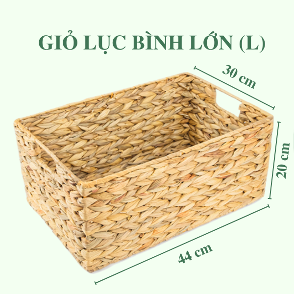 Bộ giỏ lục bình