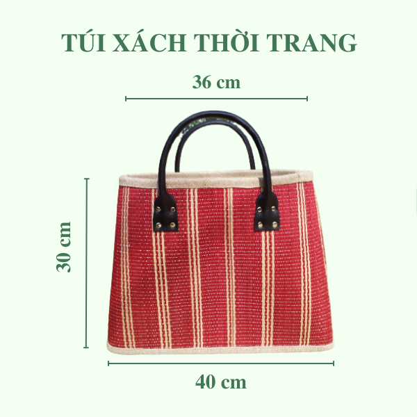 Túi chiếu thời trang đi biển - Giỏ chiếu dệt hoa văn dáng chữ A nhiều màu