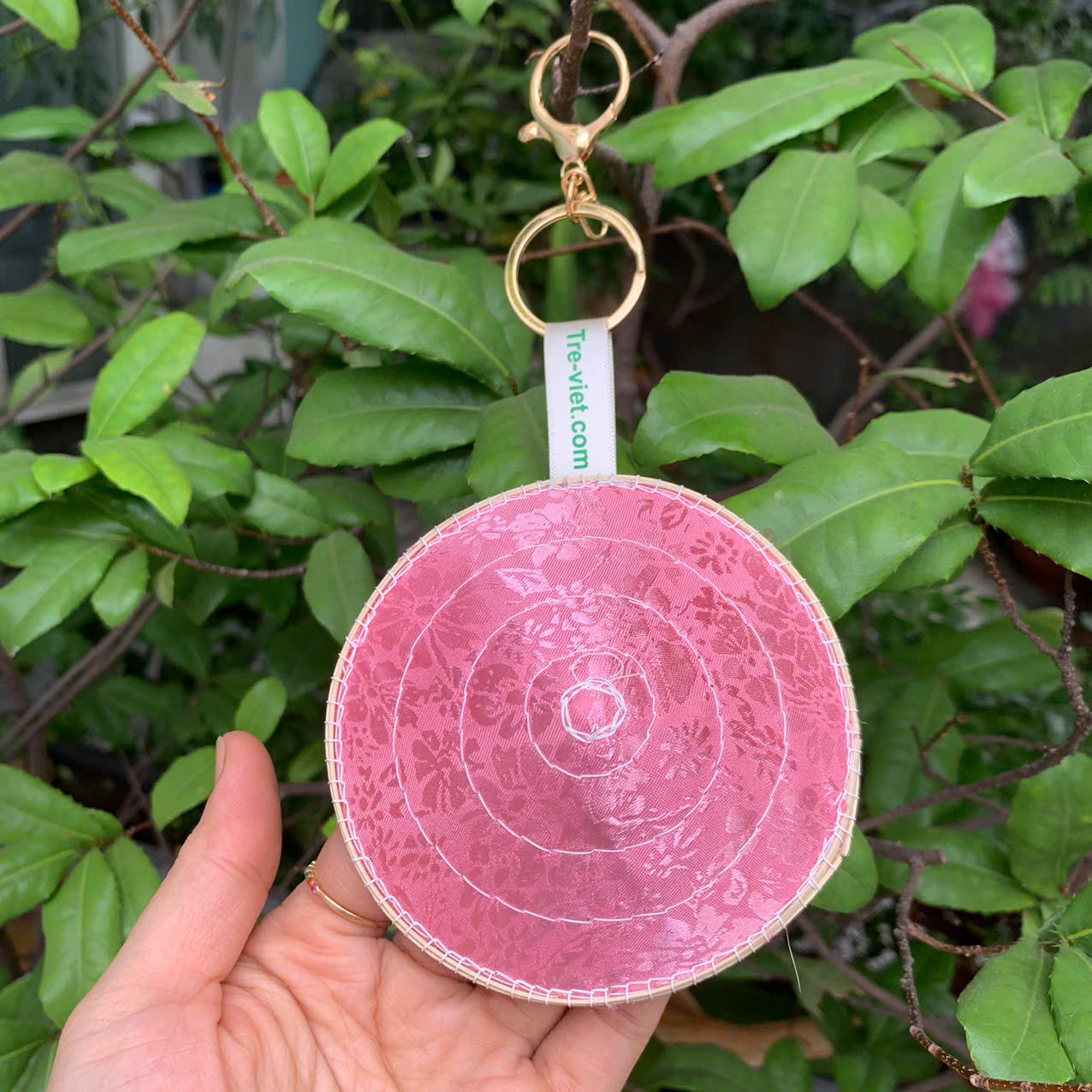 Móc khoá Nón Lá Lụa mini xinh xắn - Charm móc khoá làm quà tặng
