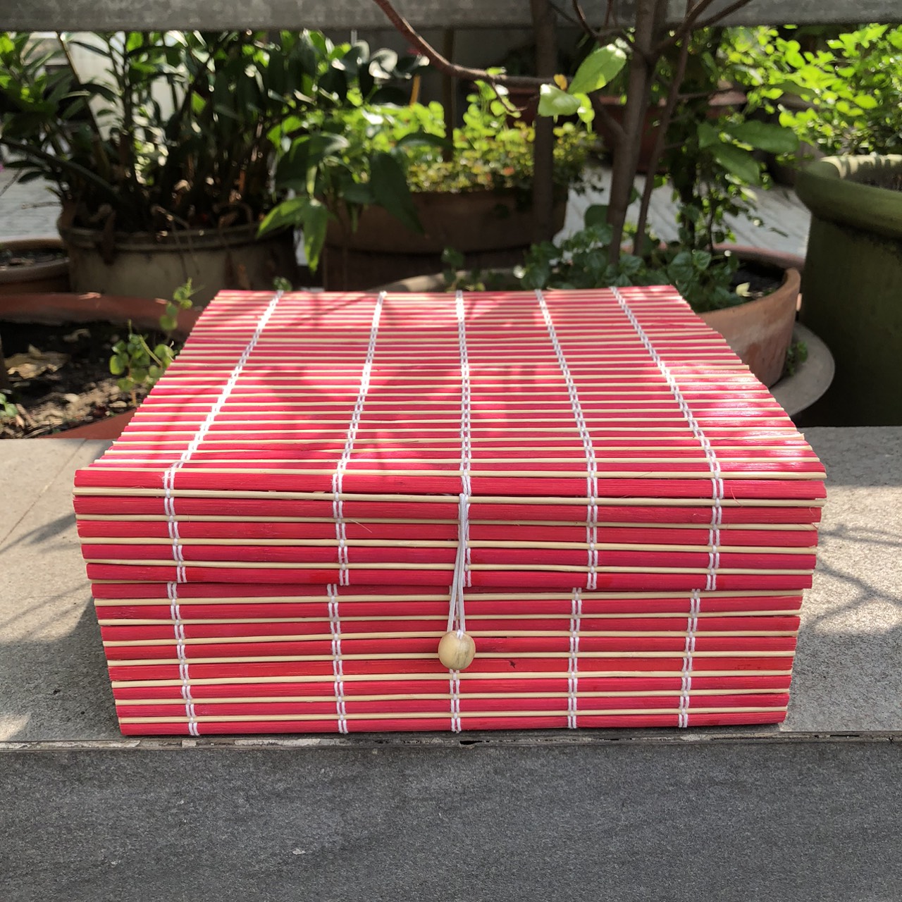 Hộp mành tre đựng quà tặng - Giỏ đựng quà