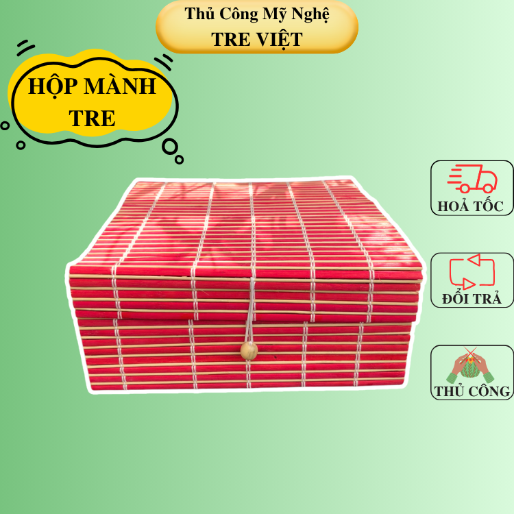Hộp mành tre đựng quà tặng - Giỏ đựng quà