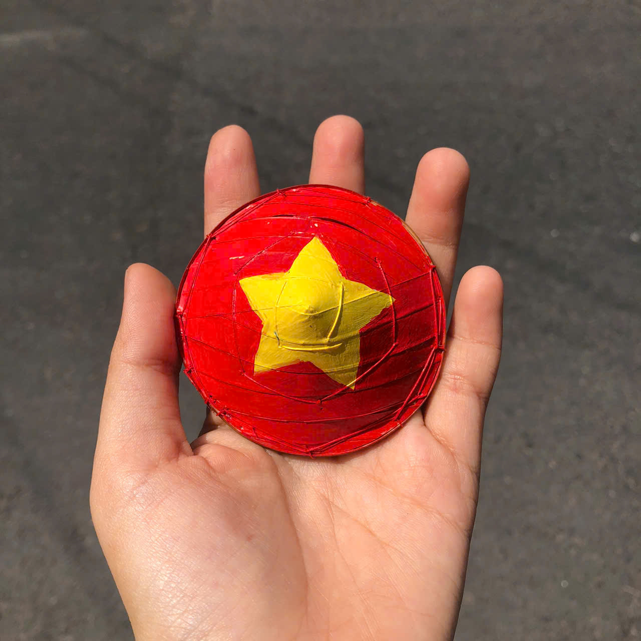 KẸP TÓC Nón lá cờ mini cực xinh xắn - Kẹp tóc nón lá dễ thương làm quà tặng