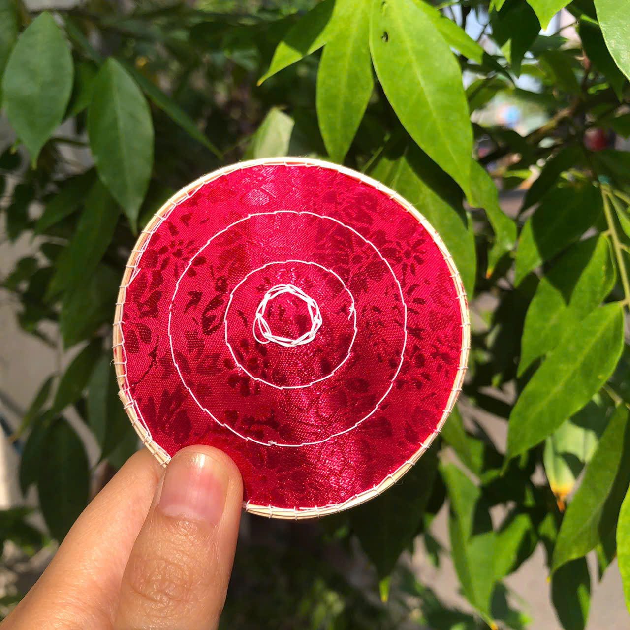 KẸP TÓC Nón lá LỤA mini cực xinh xắn - Kẹp tóc nón lá dễ thương làm quà tặng