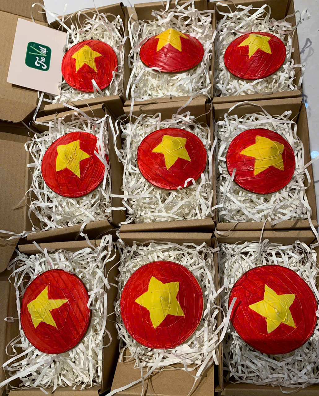 KẸP TÓC Nón lá cờ mini cực xinh xắn - Kẹp tóc nón lá dễ thương làm quà tặng