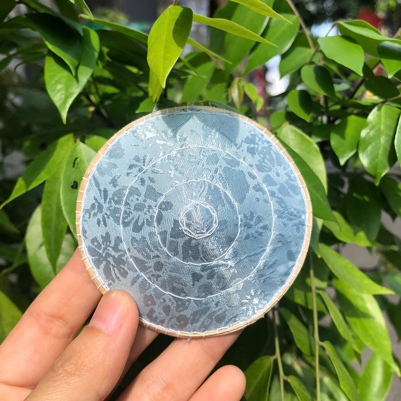 KẸP TÓC Nón lá LỤA mini cực xinh xắn - Kẹp tóc nón lá dễ thương làm quà tặng