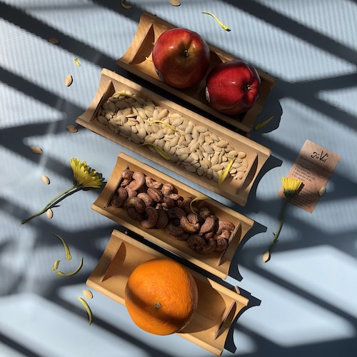 Khay tre đựng đồ ăn – Ống tre đựng sushi - Bamboo Dish