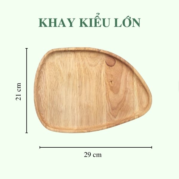 Khay gỗ trang trí đựng đồ ăn chụp ảnh - Thớt gỗ decor cho nhà hàng/ khách sạn/ quán ăn