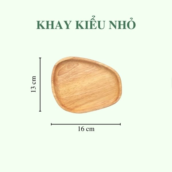 Khay gỗ trang trí đựng đồ ăn chụp ảnh - Thớt gỗ decor cho nhà hàng/ khách sạn/ quán ăn