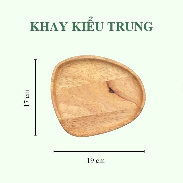 Khay gỗ trang trí đựng đồ ăn chụp ảnh - Thớt gỗ decor cho nhà hàng/ khách sạn/ quán ăn
