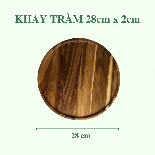 Khay gỗ trang trí đựng đồ ăn chụp ảnh - Thớt gỗ decor cho nhà hàng/ khách sạn/ quán ăn