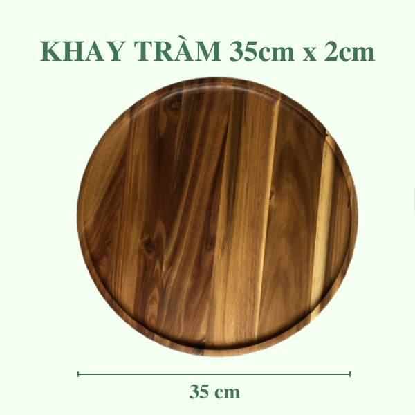Khay gỗ trang trí đựng đồ ăn chụp ảnh - Thớt gỗ decor cho nhà hàng/ khách sạn/ quán ăn