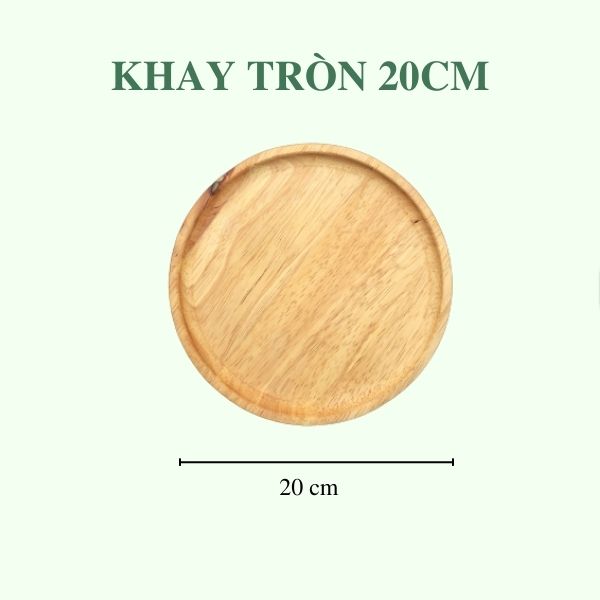 Khay gỗ trang trí đựng đồ ăn chụp ảnh - Thớt gỗ decor cho nhà hàng/ khách sạn/ quán ăn