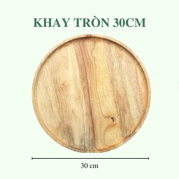 Khay gỗ trang trí đựng đồ ăn chụp ảnh - Thớt gỗ decor cho nhà hàng/ khách sạn/ quán ăn