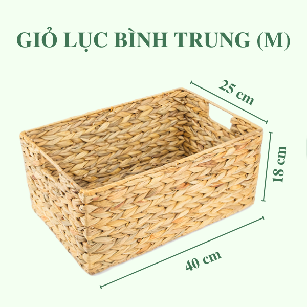 Bộ giỏ lục bình