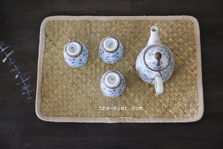 Tấm Lót Bàn Ăn Cỏ Bàng hình chữ nhật Thân Thiện Môi Trường - Placemate