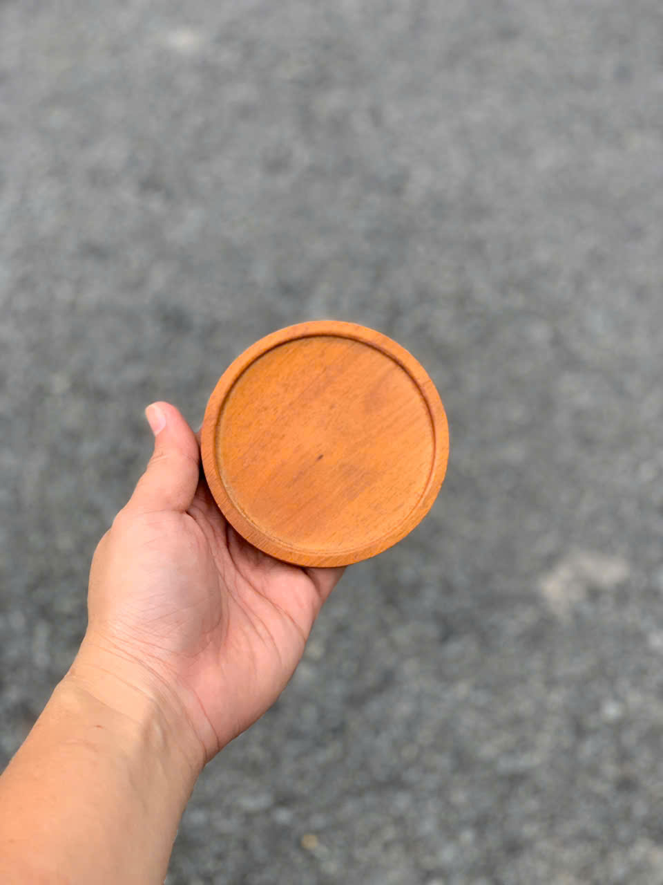 Lót ly gỗ keo D9cm