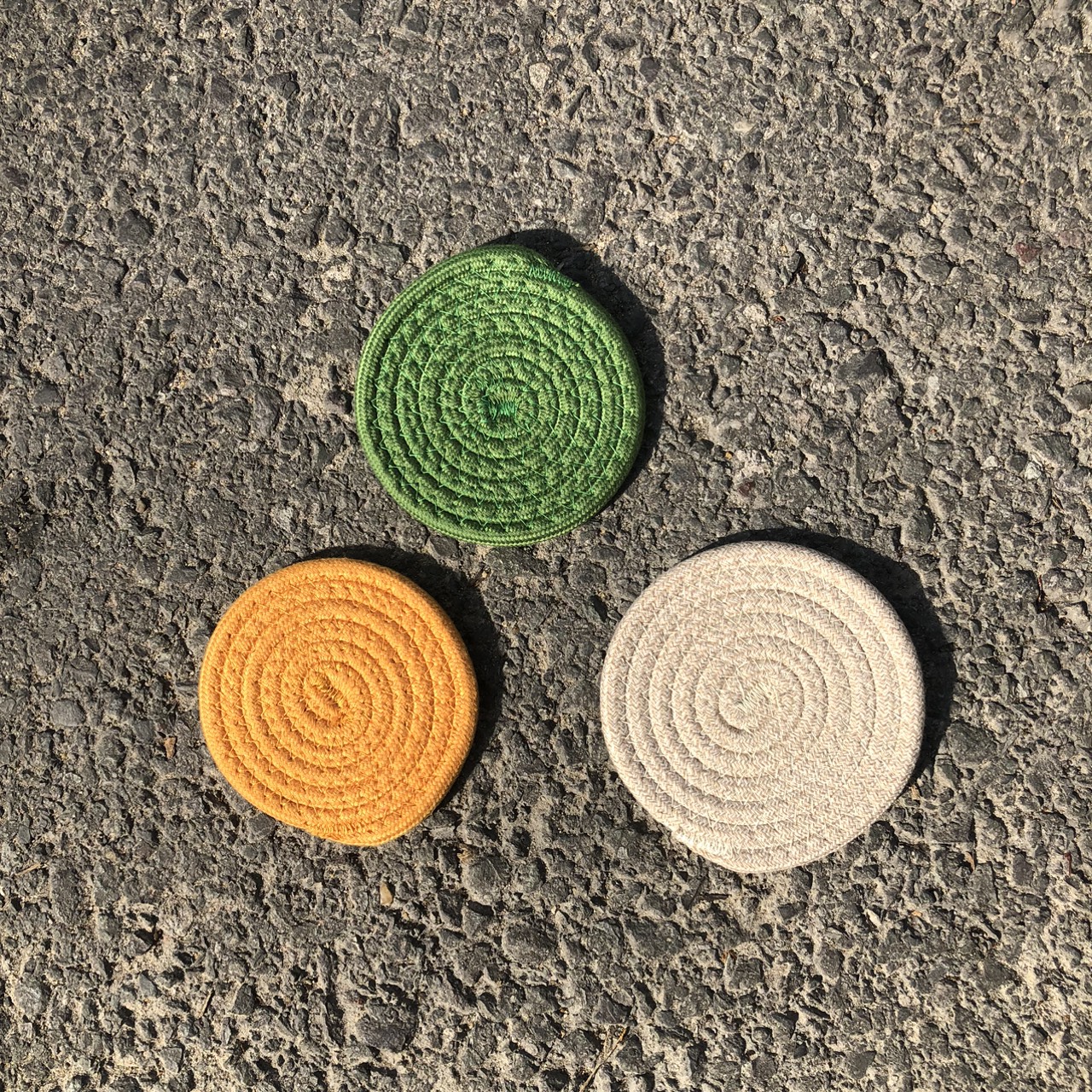 Lót ly cotton thấm nước xinh xắn - Đế lót ly decor siêu thấm