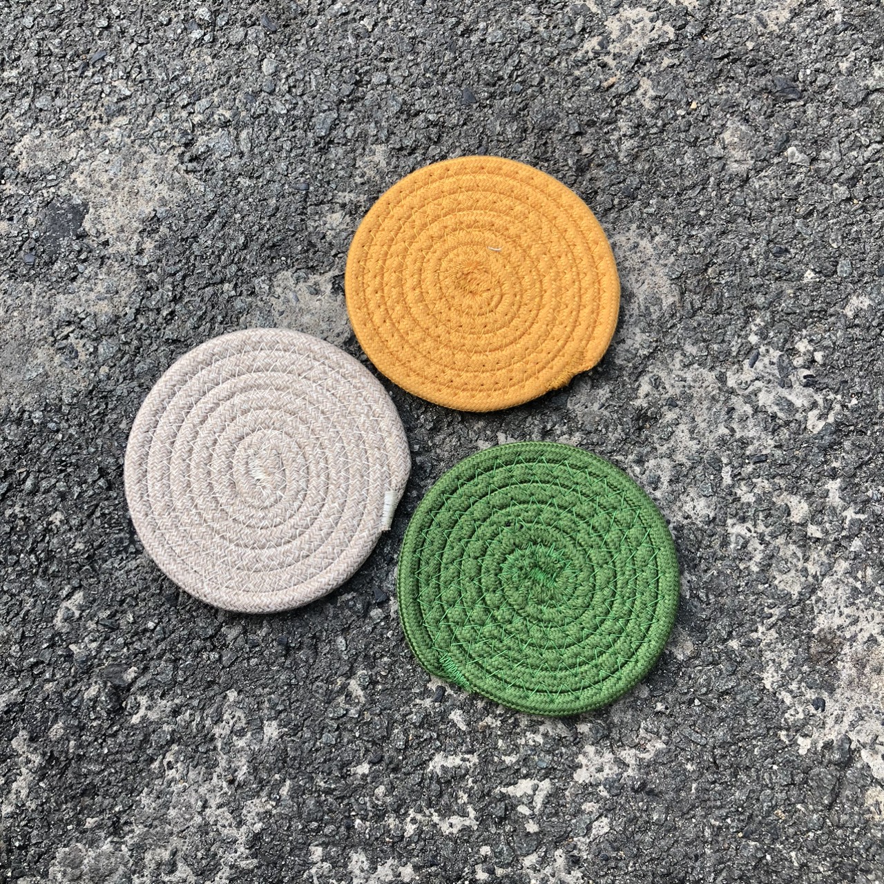 Lót ly cotton thấm nước xinh xắn - Đế lót ly decor siêu thấm