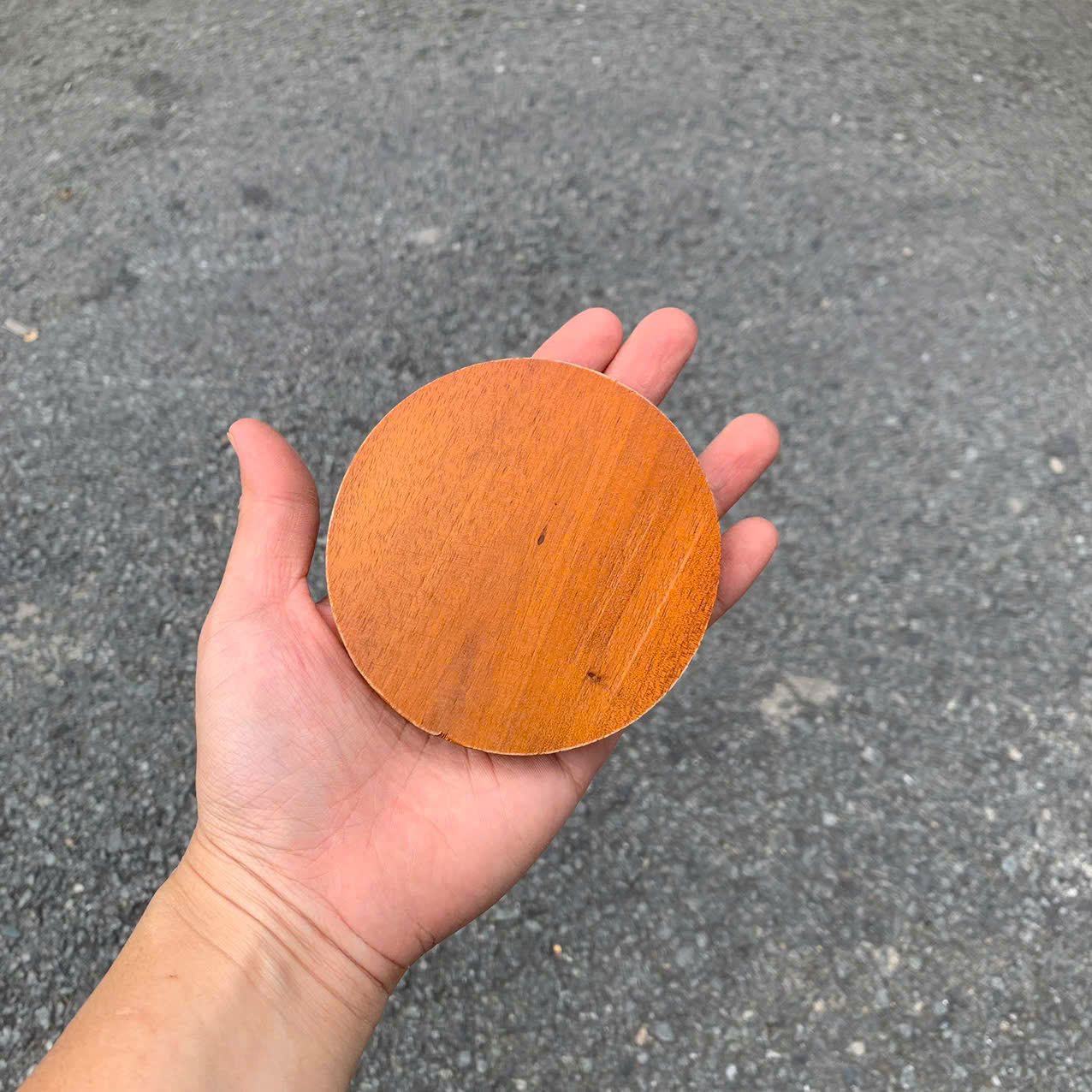 Lót ly gỗ keo D9cm