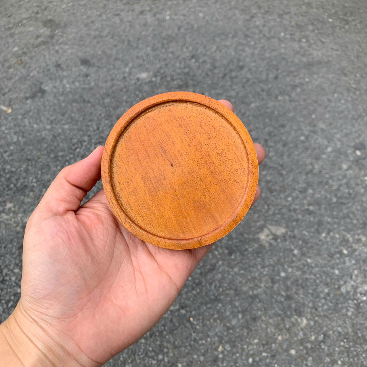 Lót ly gỗ keo D9cm