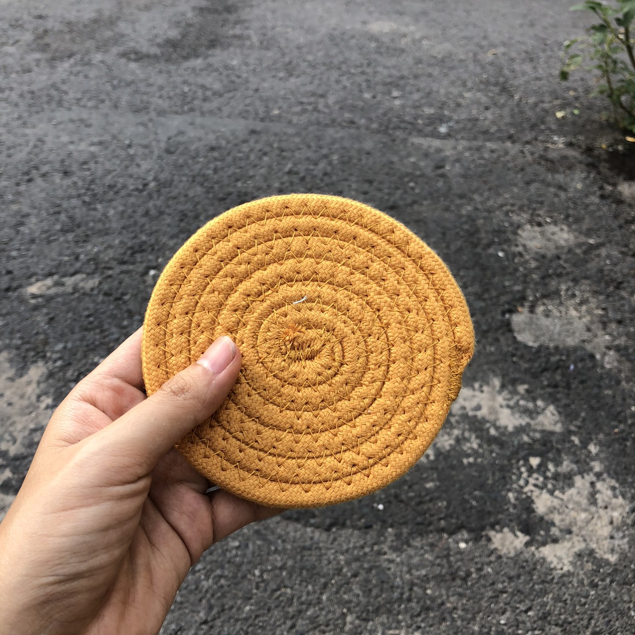 Lót ly cotton thấm nước xinh xắn - Đế lót ly decor siêu thấm