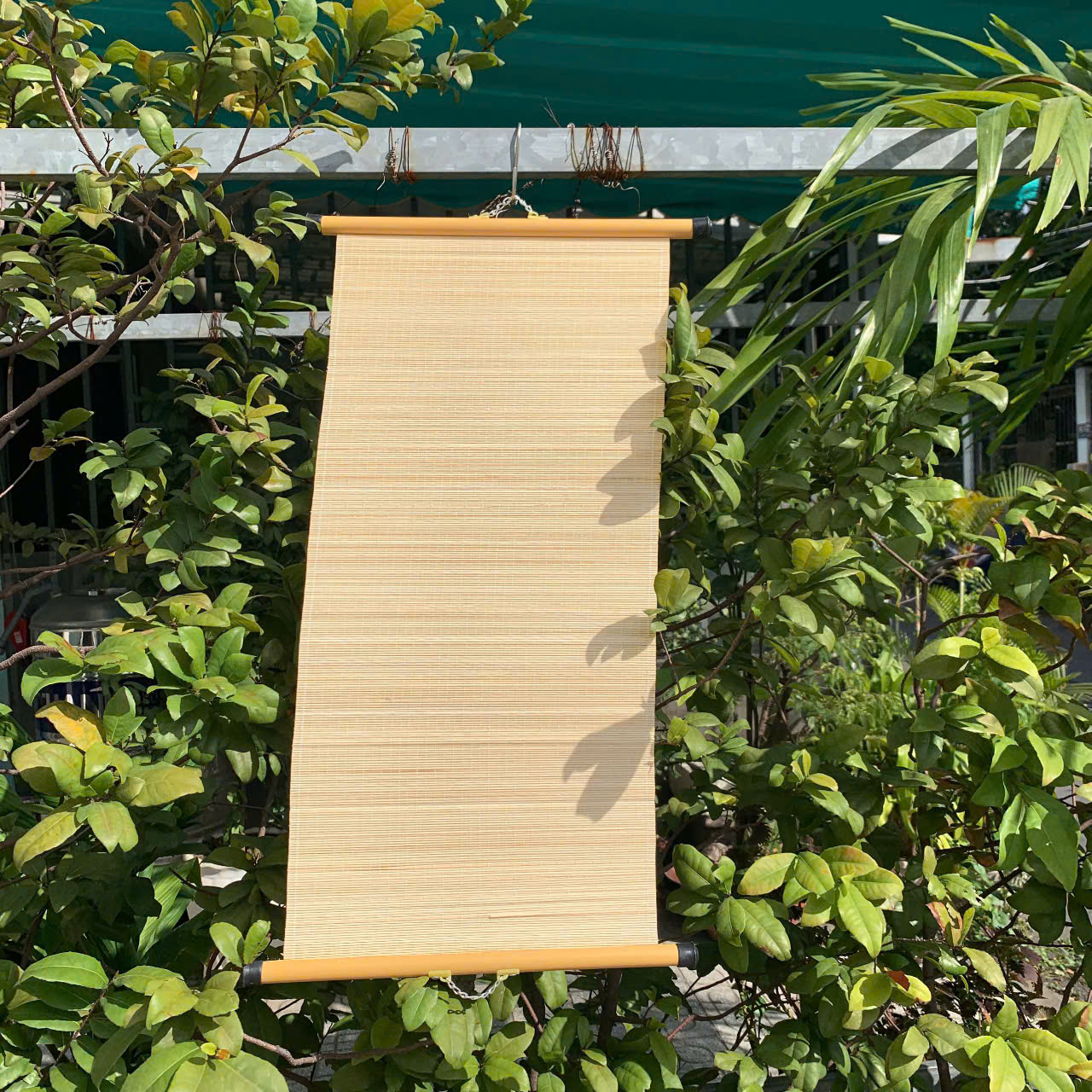 Mành tre 30x60 dán câu đối, vẽ tranh - Mành tăm tre trang trí Tết decor (có ống treo)