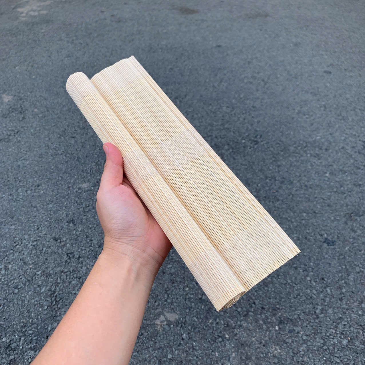 Tấm lót bàn ăn mành tre 30x40cm , mành treo Tết mini dùng dán chữ decor