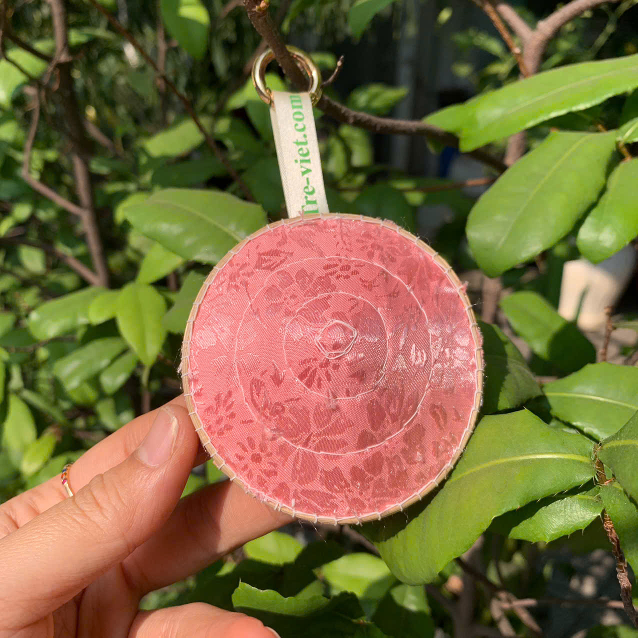 Móc khoá Nón Lá Lụa mini xinh xắn - Charm móc khoá làm quà tặng