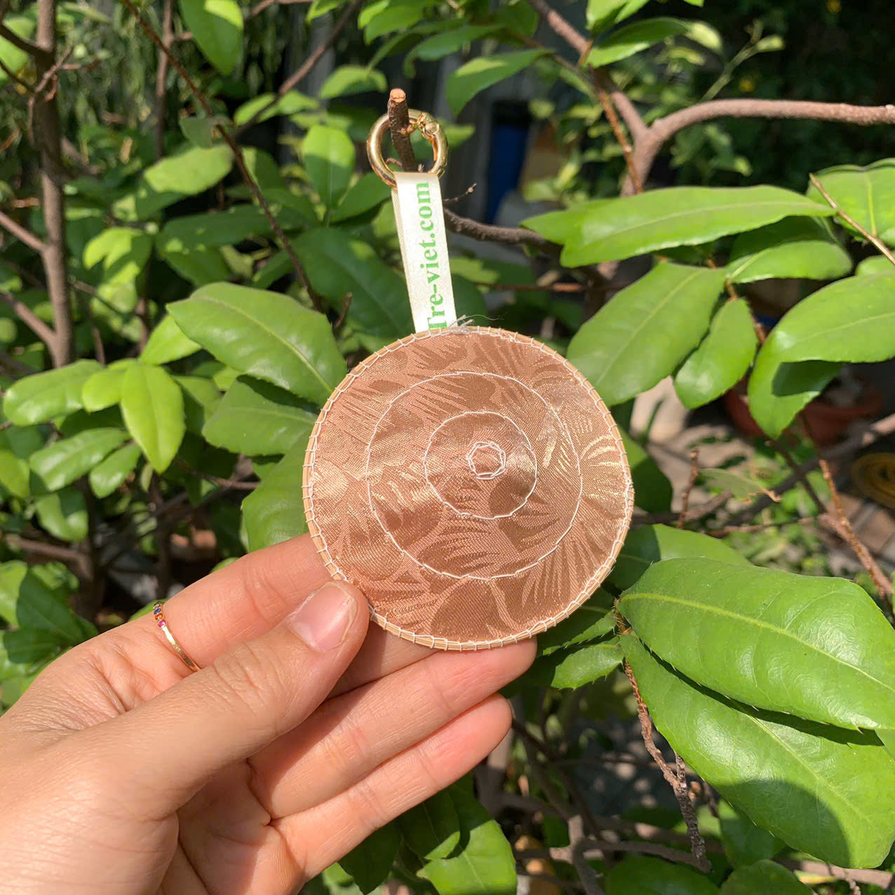 Móc khoá Nón Lá Lụa mini xinh xắn - Charm móc khoá làm quà tặng