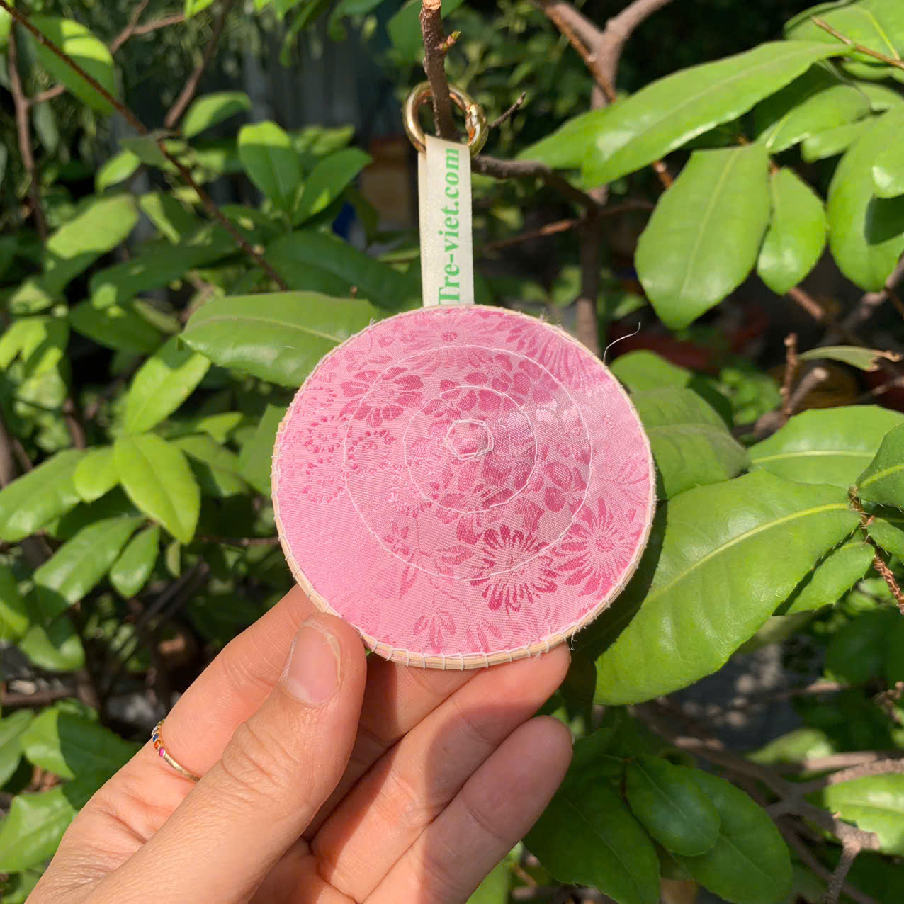 Móc khoá Nón Lá Lụa mini xinh xắn - Charm móc khoá làm quà tặng