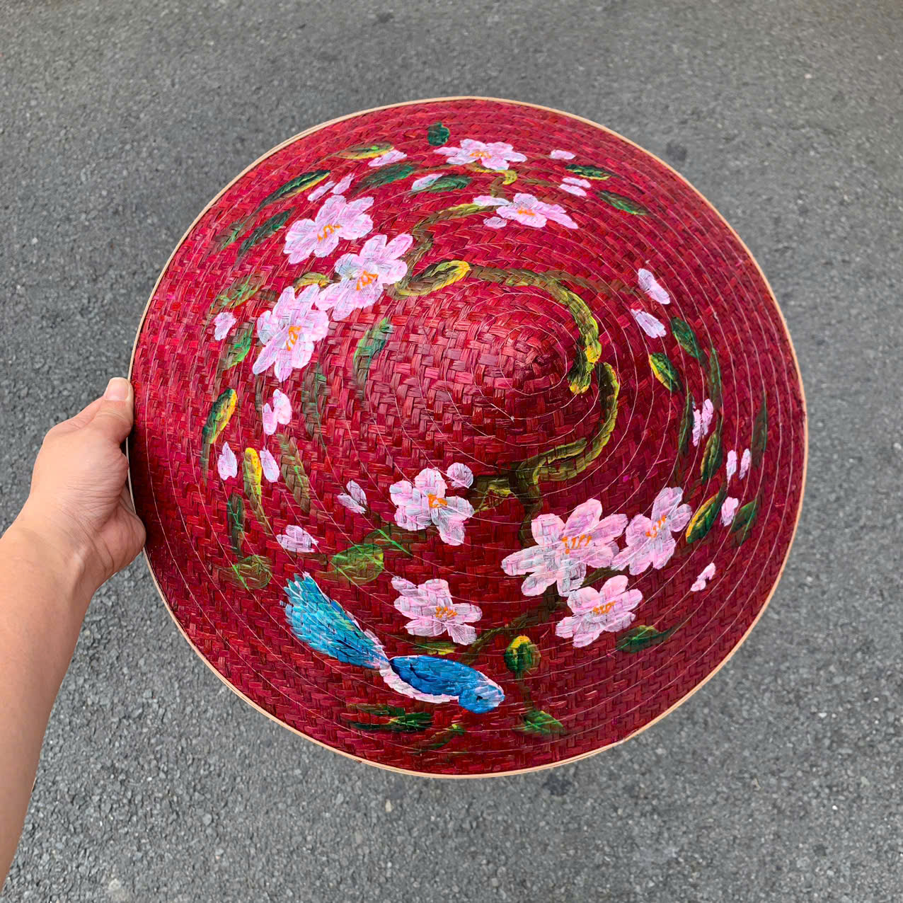 Nón lá cỏ bàng vẽ nhiều mẫu - Nón cỏ chắc chắn (mẫu đẹp)