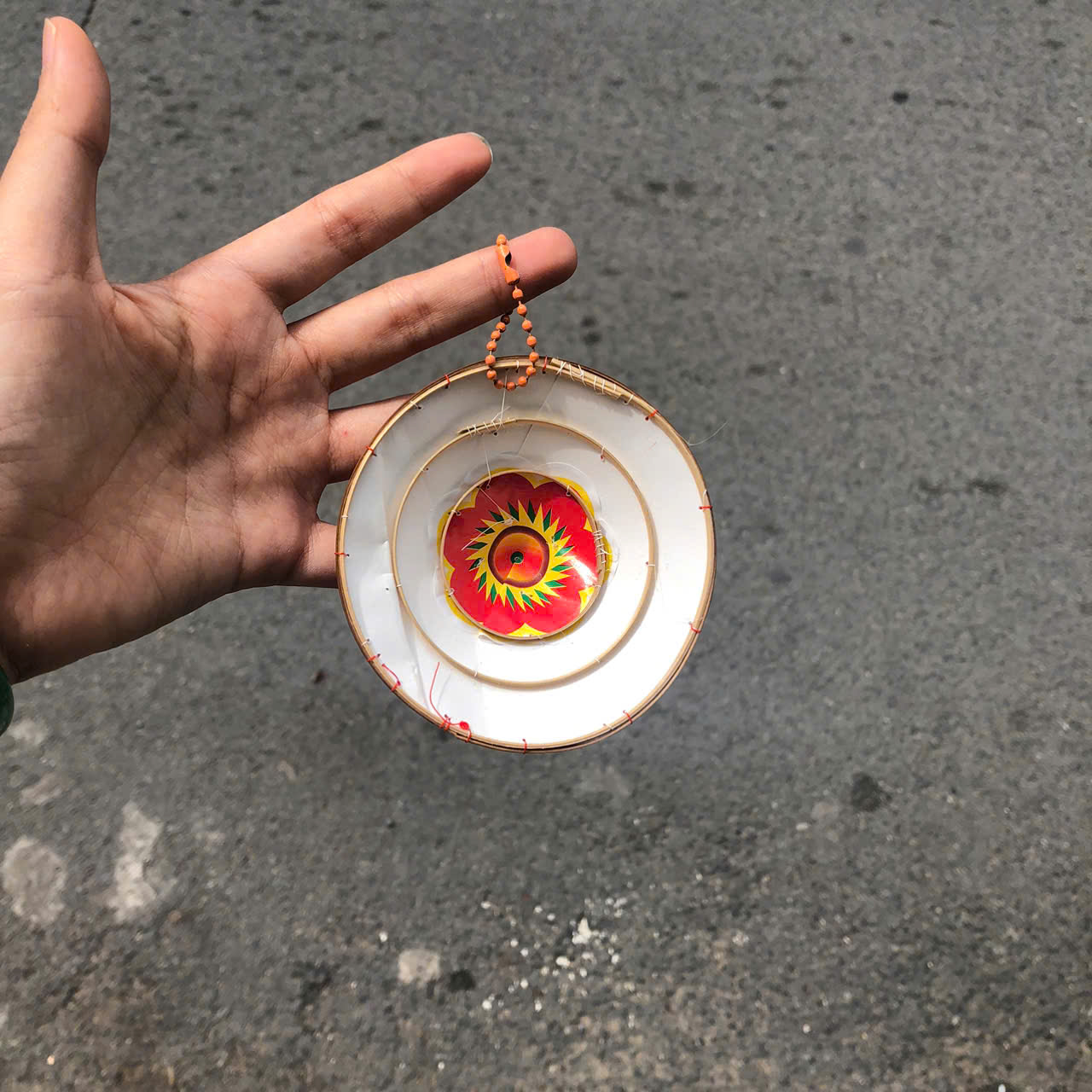 Charm nón lá mini vẽ nhiều mẫu - Móc khoá nón lá đeo túi