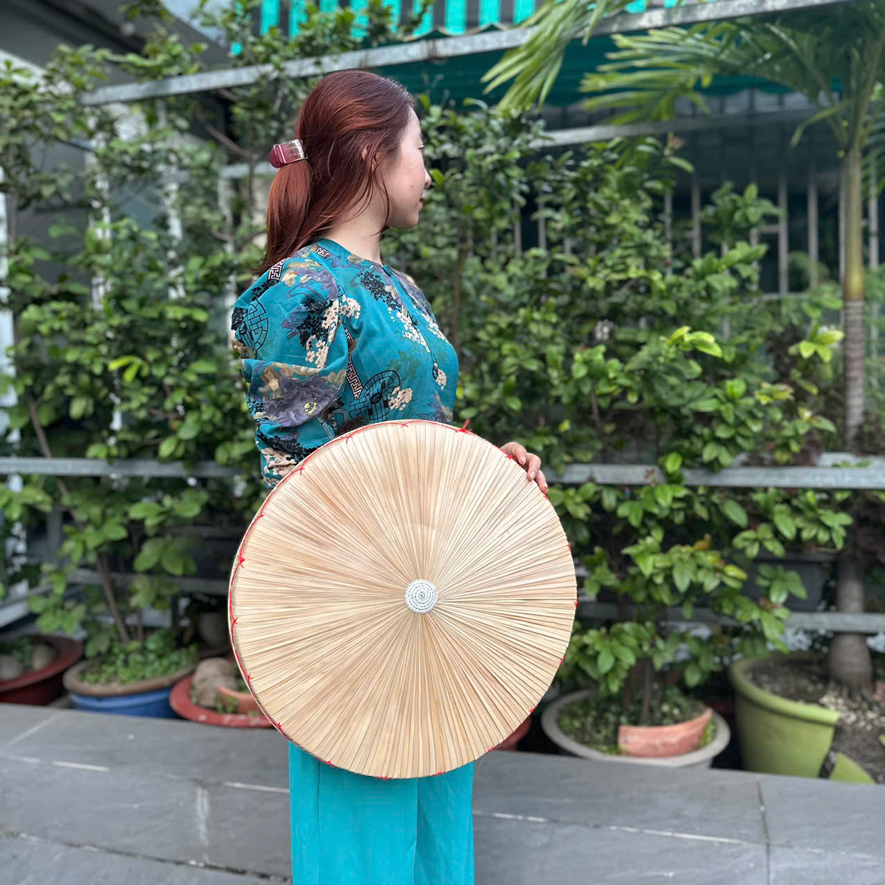 Nón quai thao dùng decor trang trí - Nón biểu diễn văn nghệ - Trang trí cực đẹp