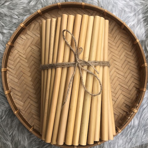 Ống hút tre tự nhiên - Bamboo Straws