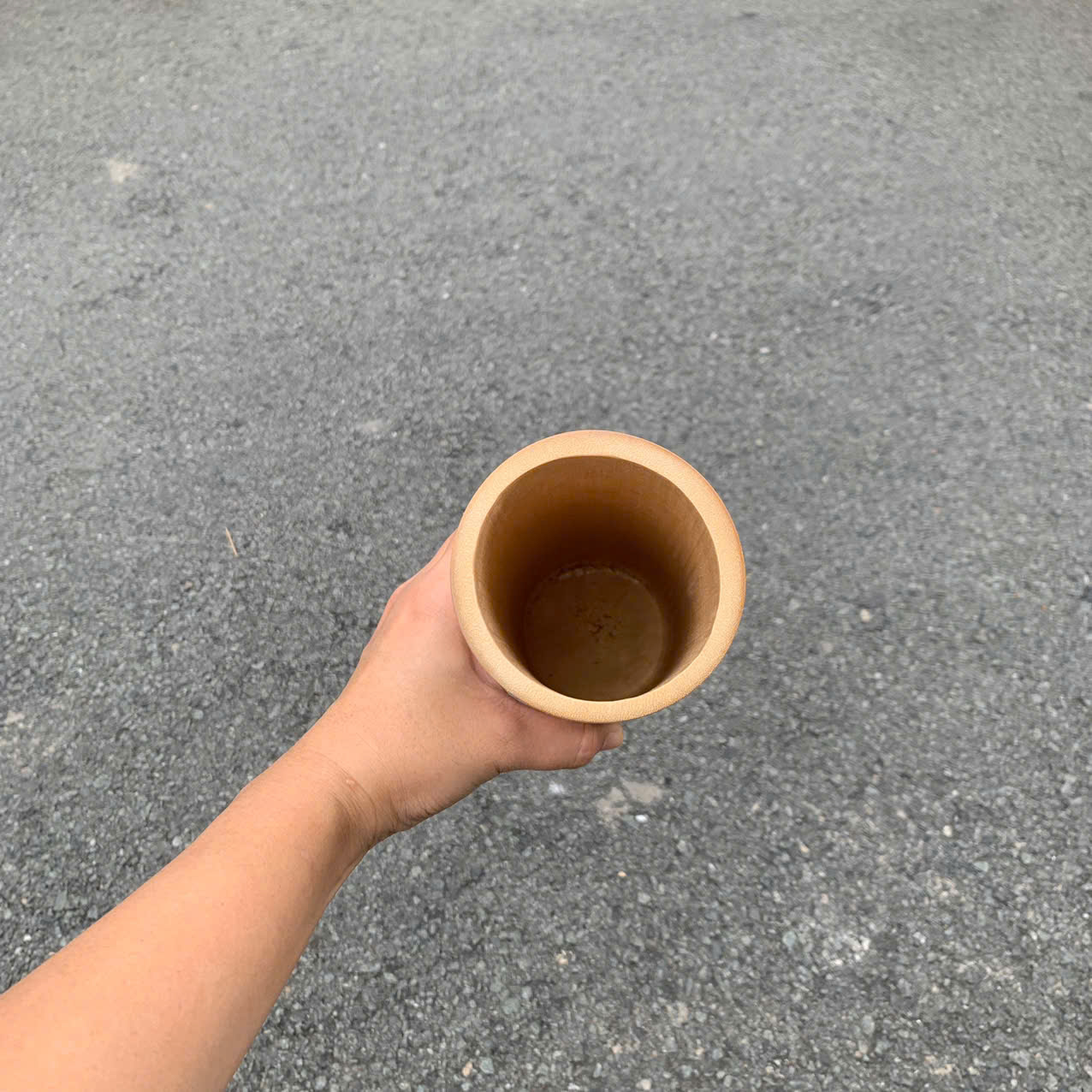 Ống đựng nhang bằng tre - Ống tre cắm nhang đẹp có khắc hoa sen