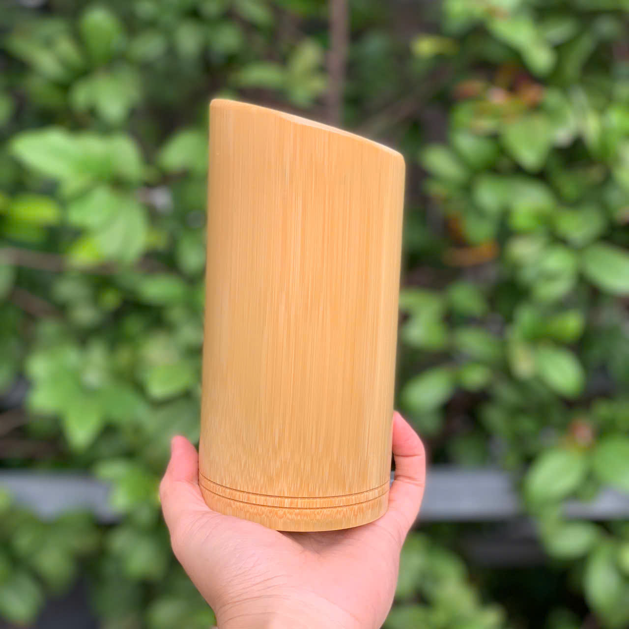 Ống tre đựng đũa tăm - Bamboo Holder