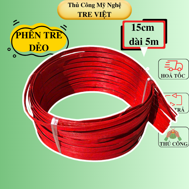 Phên tre dẻo - Dây tre trang trí uốn dẻo tự nhiên, decor tiệc cưới/ TẾT