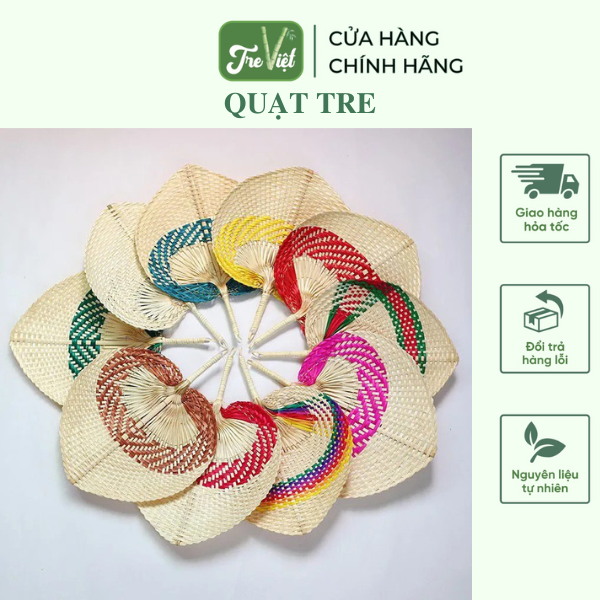 Quạt Nan- Quạt Cầm Tay Đan Thủ Công Decor / Treo tường